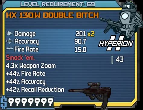 Bitch • BL1 – Legendary SMG .